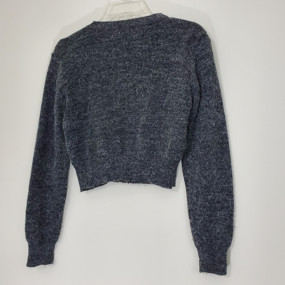 By Design Gray Fuzzy Sweater. Size Small - Picture 2 of 11